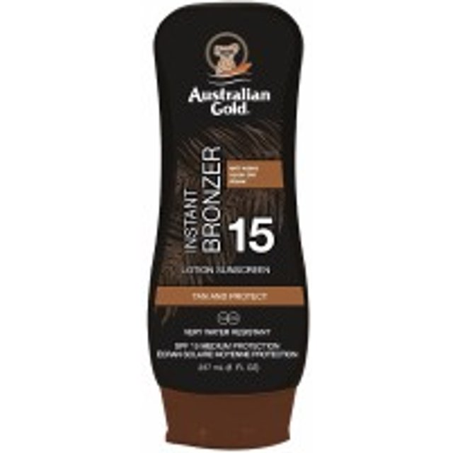 Australian Gold Sunscreen SPF15 Lotion With Bronzer 237ml