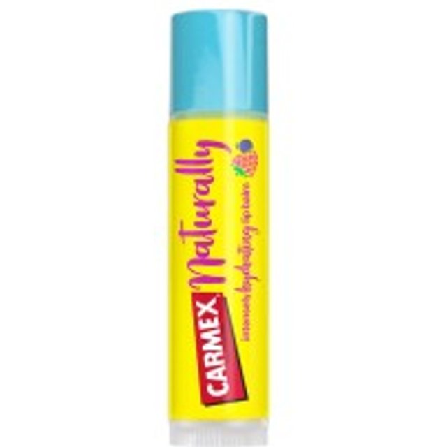 Carmex Naturally Moisturizing Lip Balm Stick Red Fruits 1 Un