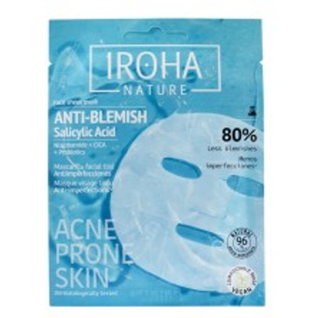 Iroha Anti-Blemish Anti-Blemish Tissue Facial Mask 1 Un