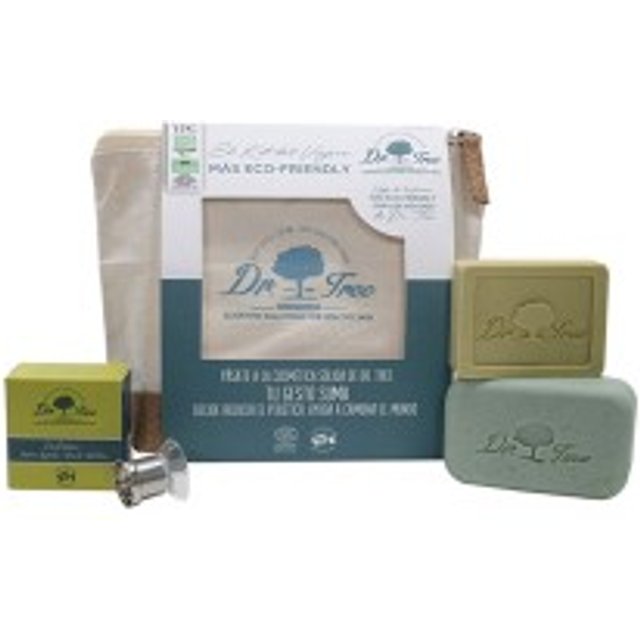 Dr. Tree Solid Shampoo And Gel For Sensitive Skin Case 4 Pcs