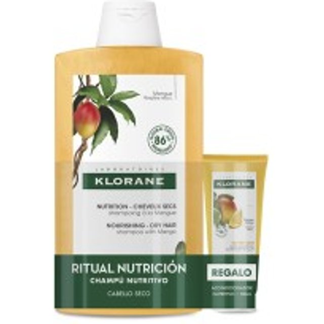 Klorane Mango Shampoo + Conditioner Set 2 Pc