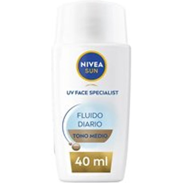 Nivea Daily Sun Fluid Facial Protection SPF50+ Medium Tone 40ml