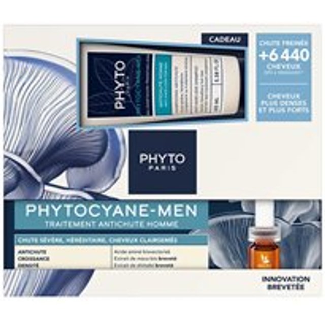 Phyto Phytocyane Men Anti-Hair Loss + Shampoo Set 2 Pcs