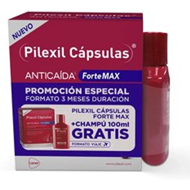 Pilexil Forte Max Anti-Hair Loss Capsules + Shampoo 2 Units