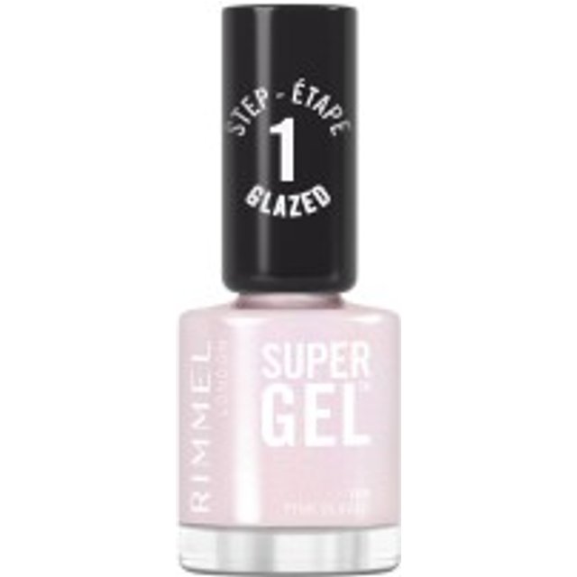 Rimmel London Super Gel Nail Polish 105-Pink Glazed 12ml