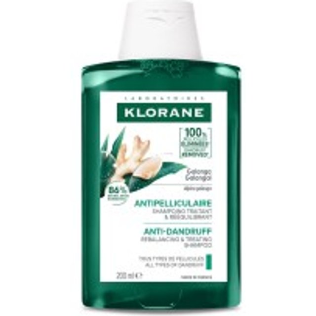 Klorane Galanga Rebalancing And Treating Anti-Dandruff Shampoo 200ml