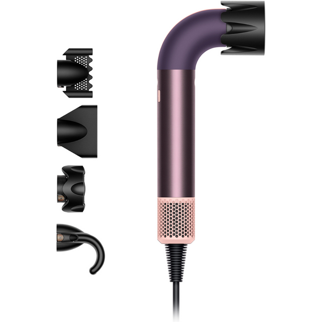 Dyson Supersonic r Asciugacapelli jasper plum Straight+Wavy