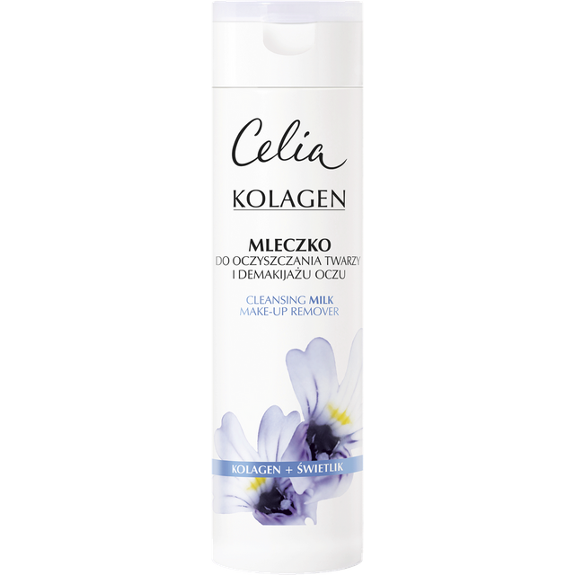 Celia Kolagen mleczko do oczyszczania twarzy i demakijażu oczu ze świetlikiem 200ml