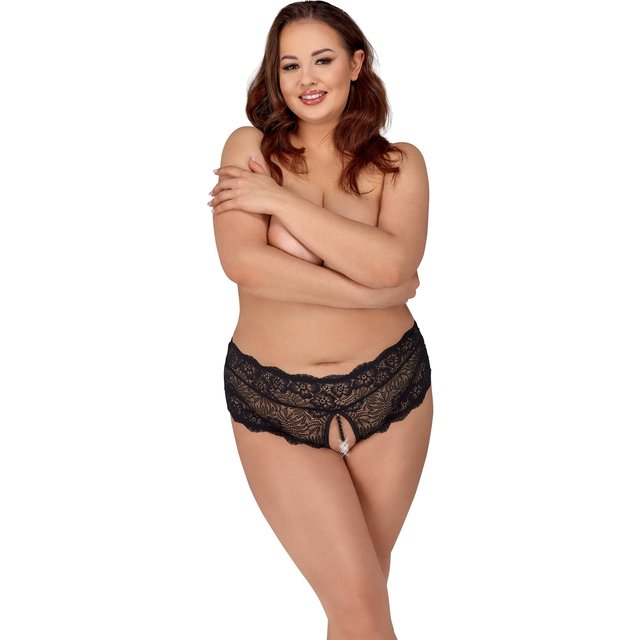 Cottelli Curves Culotte en Dentelle Noire