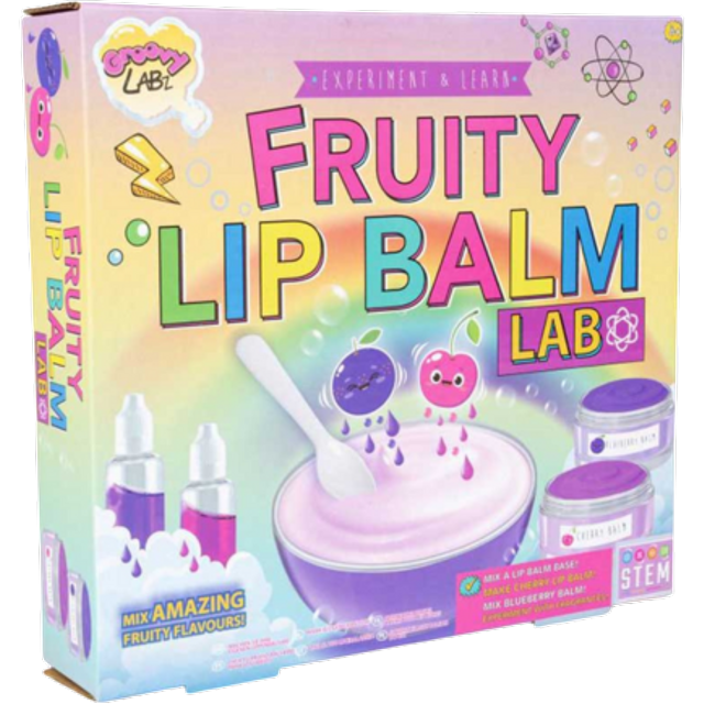 Groovy Labz Experiment & Learn Fruity Lip Balm Lab