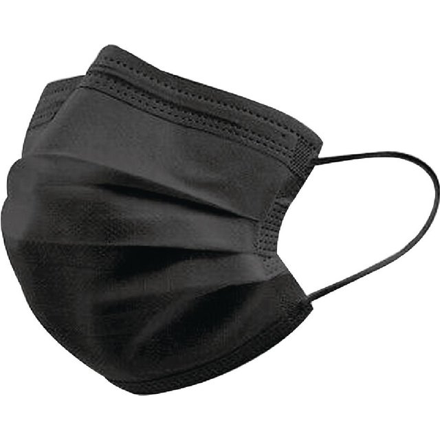 Black Type IIR Front of House Face Masks (50 Pack)