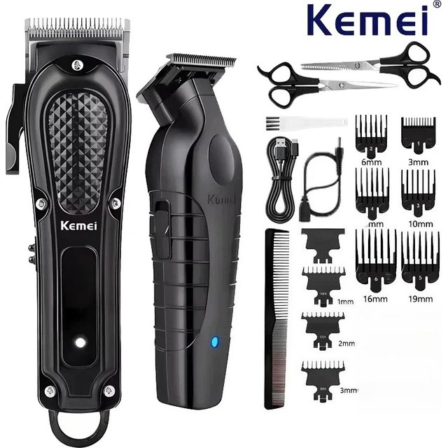 Kemei Professional for men KM-1071 KM-2299 Cordless Hair Clipper Men's Beard Trimmer Electric Haircut Beauty Kit