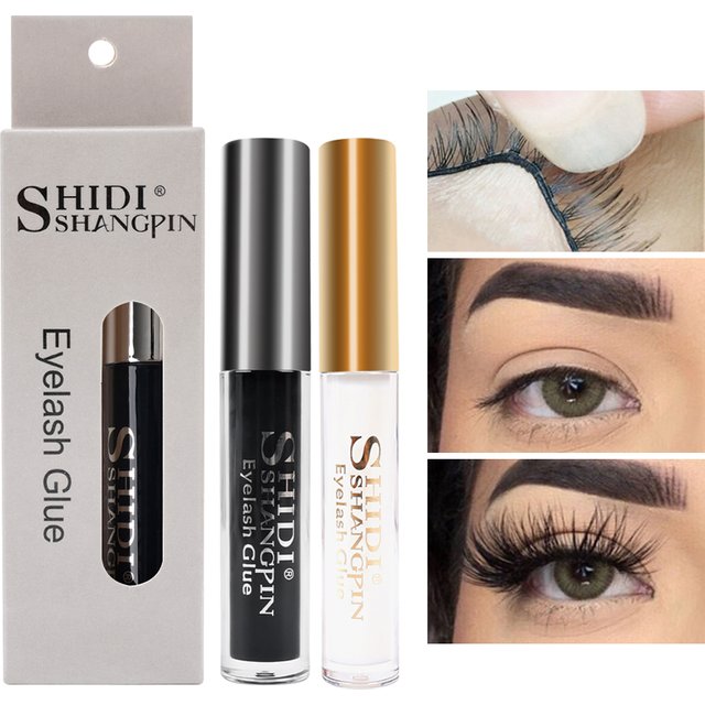 False Eyelash 5ml Glue Waterproof Quick Drying Adhesive Fake Lash Glue Clear Black Eyelashes Extension Glu es