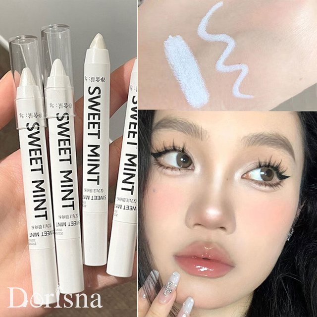 Dorisna Really Hot Matte White Highlighter Pen Lying Silkworm Eyes Corner Brightening Pearl High-gloss Eyeliner