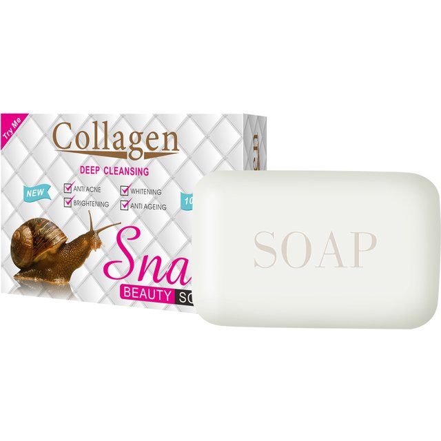 Face Moisturizes, Brightens Wash Essential Oil Handmade Snail Soap