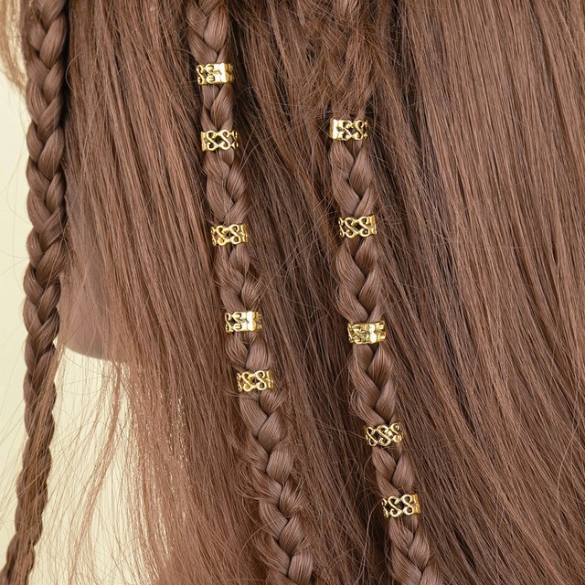 European And American Retro Hair Clips, Ethnic Hollow-out Hair Bun Holders, Alloy Round Hair Ties, Coiled Spring Snake-shaped Vintage Hair Accessories