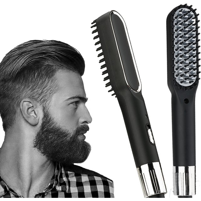 Men's straight hair comb styling comb beard comb styling comb straight hair straightener O damaged hair