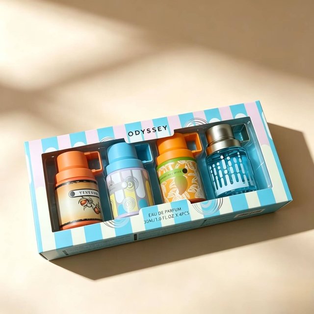 Perfume Discovery Set - 4 Piece Fragrance Collection for men And Women (Luxury Scent Sampler)