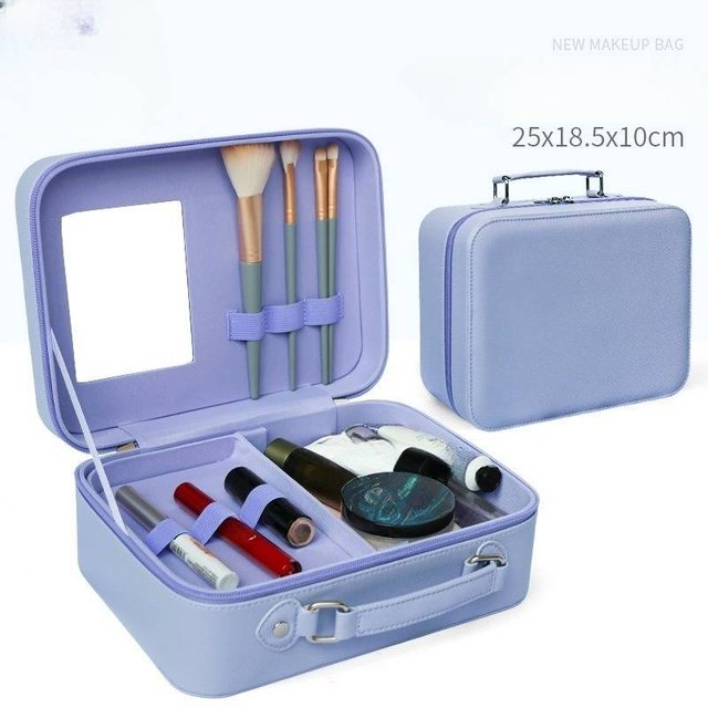 New Cosmetic Bag Ins Style Super Hot Portable Travel Storage Cosmetic Box Large Capacity Cosmetic Storage Box