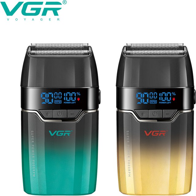 VGR Face Professional Hair Mini Shaver Cordless Beard Trimmer Reciprocating Portable Electric Razor for men V-308