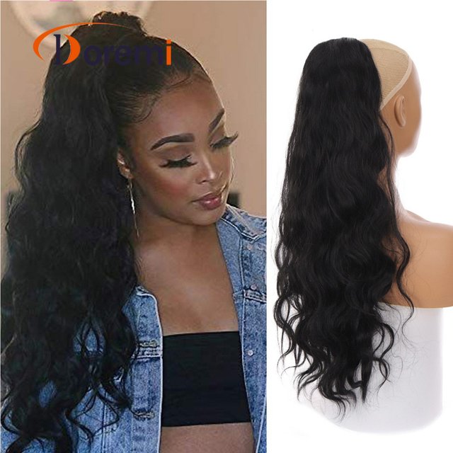 wig ponytail pressure tube drawstring ponytail ladies big wave curly drawstring ponytail