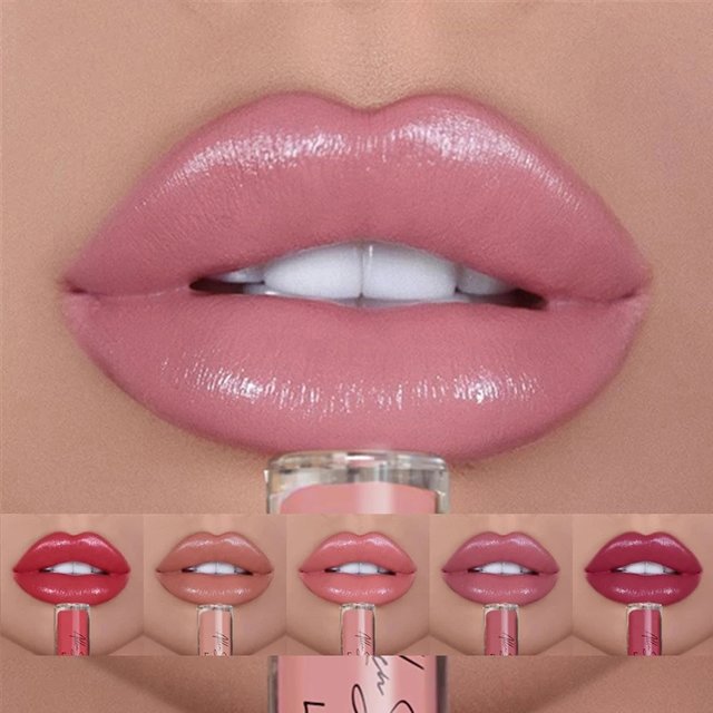 Matte 12 Colors Veet Lipstick Long Lasting Non-stick Cup Lip Gloss Waterproof Nude Pink Red Lip Tint Women