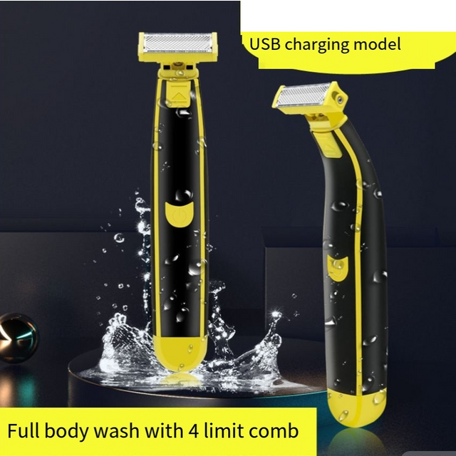 New Men's Shaver portable washable Shaver USB rechargeable razor leg armpit hair electric shaver