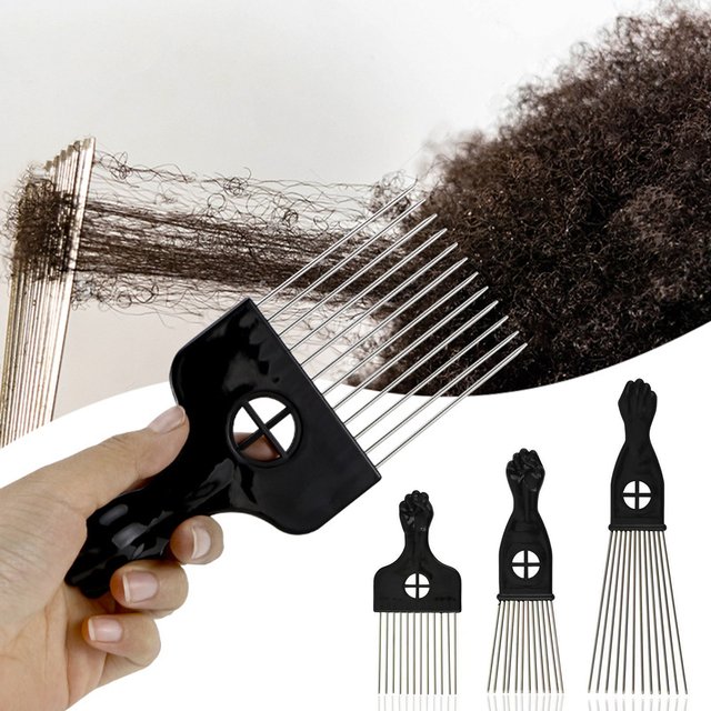 Afro Comb Hurtless to Scalp Anti-oxidation Hair Care African American Pick Comb for Hair