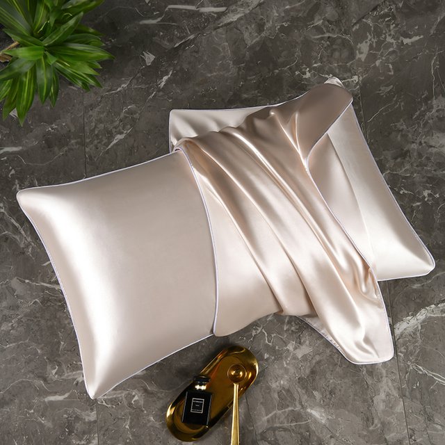 30 Momme Pure Silk Pillowcase - Cooling & Skin-Friendly (Queen/King Size, Hypoallergenic, Hair Care & Anti-Wrinkle)