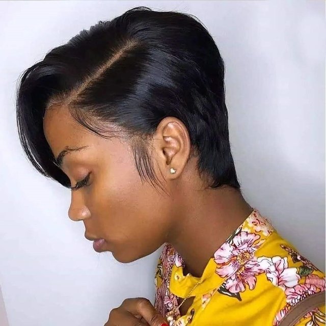 European And American Female African Short Hair Headgear Black Handsome BoBo Head Chemical Fiber Hh Temperature Silk