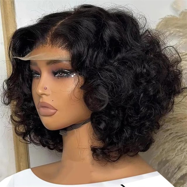 European And American 13x4 Transparent Lace Front Wig