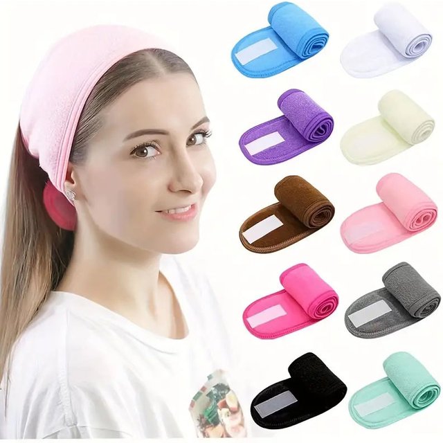 Makeup Tools & Accessories Velcro Confinement Headband Sports Yoga Beauty Spa Headband Thickened Ant Cloth Headband