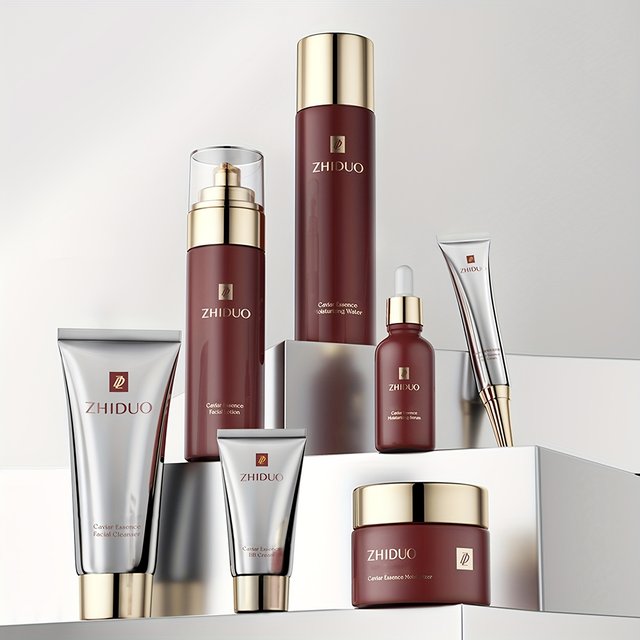 9-piece Skin Care Set, Moisturizing And Skin Care Kit Whole Process Facial Cleanser, Toner, Lotion, Essence, Face Cream,