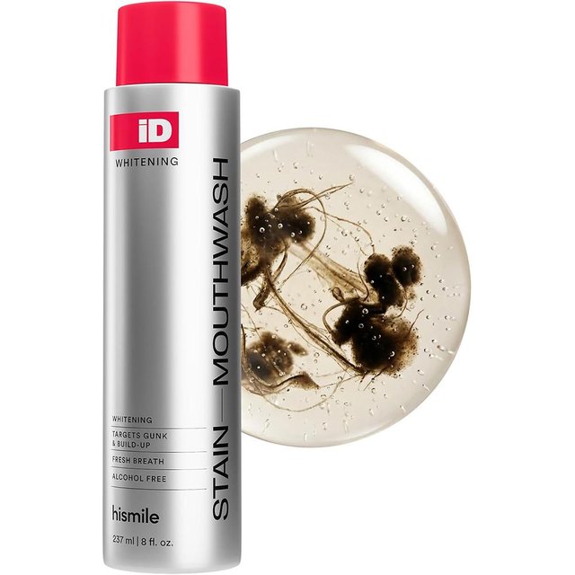 ID Stain Whitening Mint Pulling Oil Mouthwash Removes Tooth Stains Yellow Teeth Prevents Bad Freshens Breath