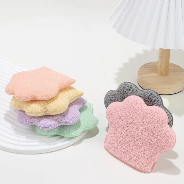 Makeup Tools & Accessories XL Cat Claw Shaped Cleansing Face Wash Foam Water Enlarged Makeup Remover Artifact Makeup Sponge Powder Puff Deep Cleansing