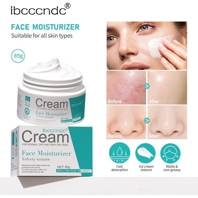 Crema Facial Moisturizing Face Cream, Deep moisturizing, relieving dryness, brightening skin color, facial treatment