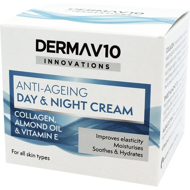 Derma V10 Anti-Ageing Collagen Day Cream - 50ml