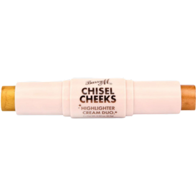 Barry M Chisel Cheeks Highlighter Cream Duo - Gold/Bronze