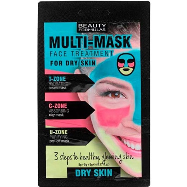Beauty Formulas Dry Multi Face Mask