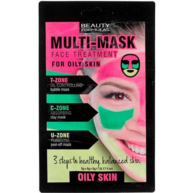 Beauty Formulas Oily Multi Face Mask