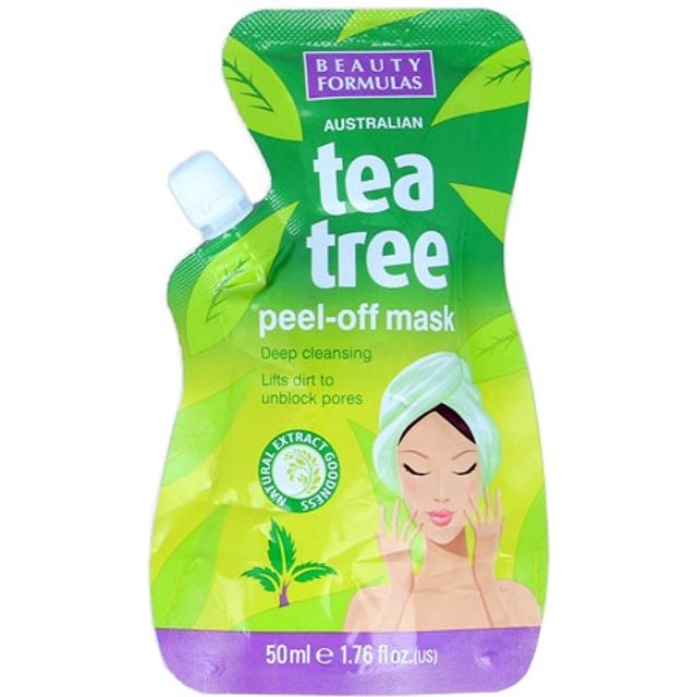 Beauty Formulas Tea Tree Peel-off Facial Mask - 50 ml
