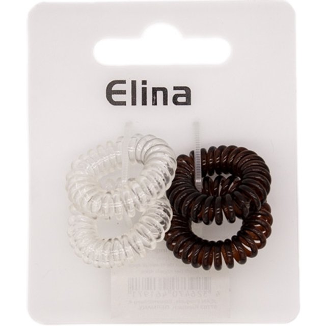 Elina Spiral Hair elastics - 4 pcs
