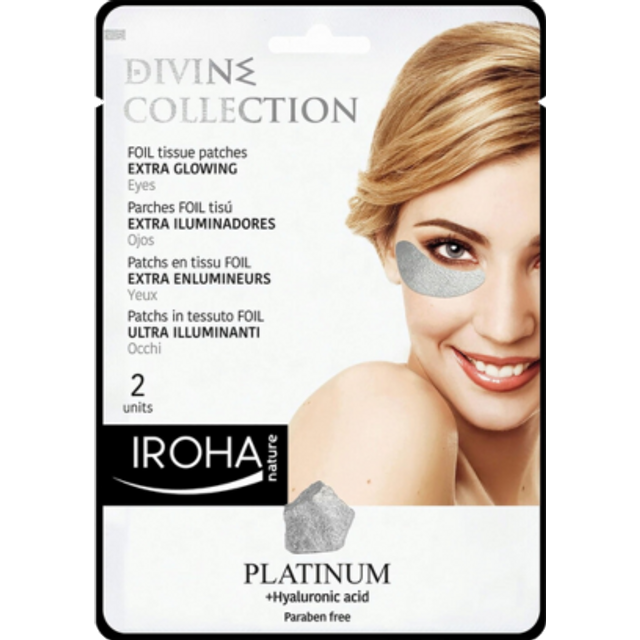 Iroha Platinum Tissue Eye Patches - 2 pcs