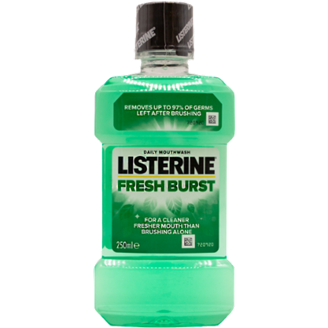 Listerine Fresh Burst Mouthwash - 250 ml