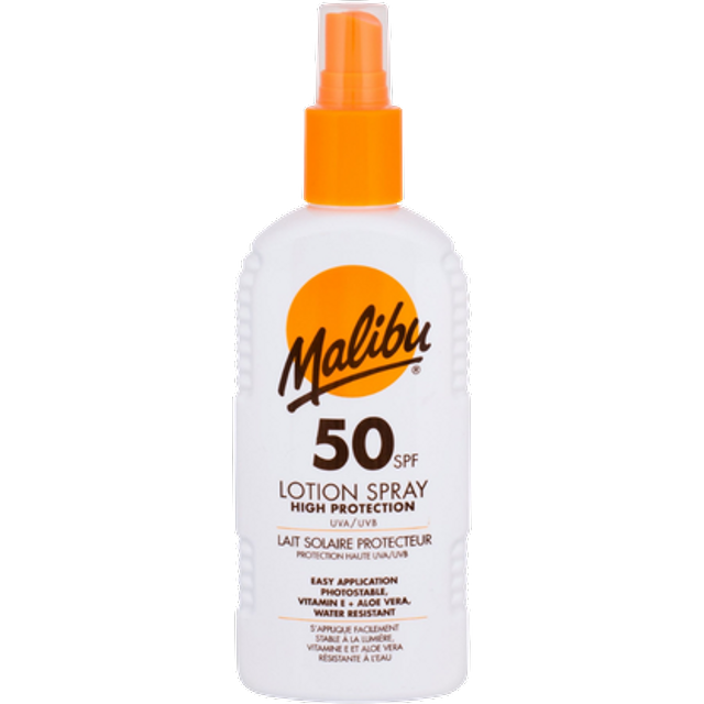 Malibu SPF 50 High Protection Water Resistant Lotion Spray - 200 ml