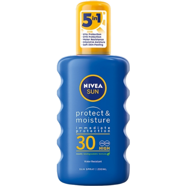 Nivea Protect & Moisture Sun Spray SPF30 200 ml