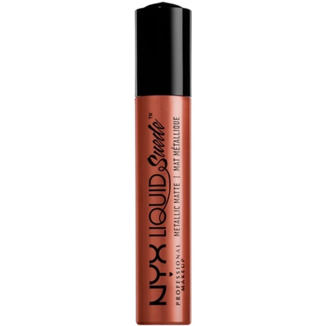 NYX Liquid Suede Metallic Mat Lipstick Mauve Mist