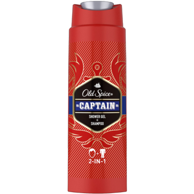 Old Spice Captain Shower Gel & Shampoo - 250ml