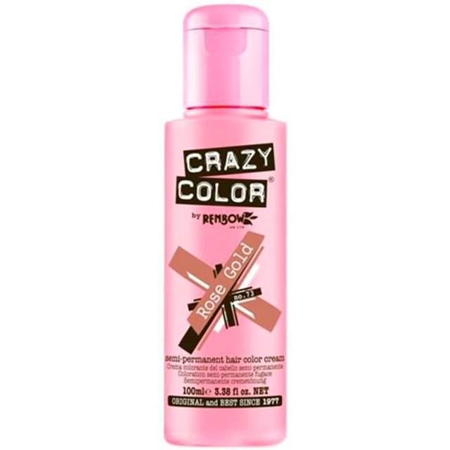 Renbow Crazy Color Semi-Permanent Hair Colour - 73 Rose Gold