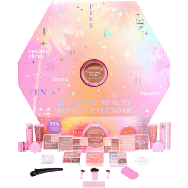SUNkissed 25 Days of Beauty Christmas Calendar - 25 parts